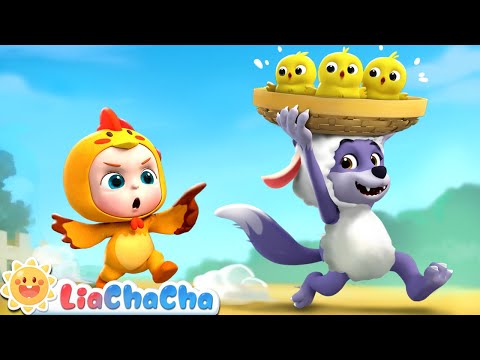 The Wolf and the Baby Animals | EP127 | Farm Animal Series | Kids Songs & Nursery Rhymes | LiaChaCha