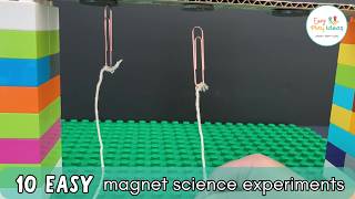 10 Easy Magnet Science Experiments for Kids | Magnet Science Activities for Kids