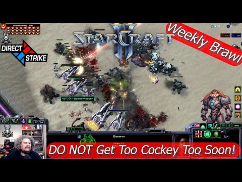 StarCraft Arcade Direct Strike - DO NOT Get Too Cockey Too Soon! - Stukov Is Broken, In A Bad Way!