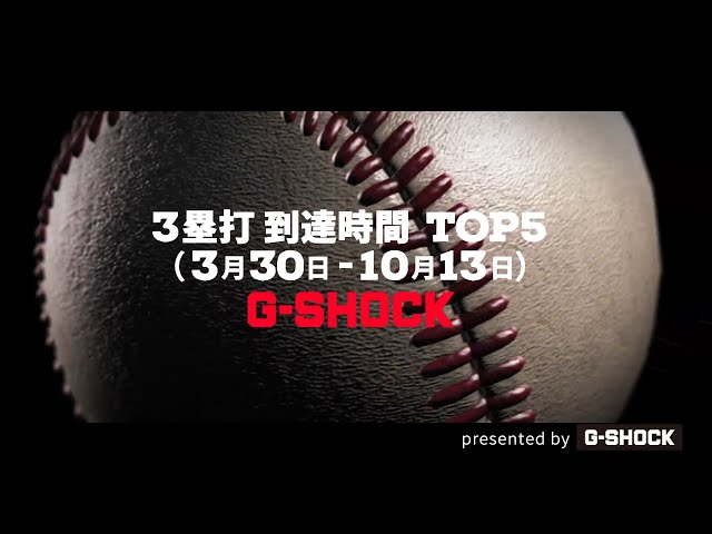 【パーソル パ・リーグTV GREAT PLAYS presented by G-SHOCK】3塁まで最速の男は!?