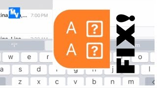 Lower case i auto corrects with A and question mark with a box how to fix