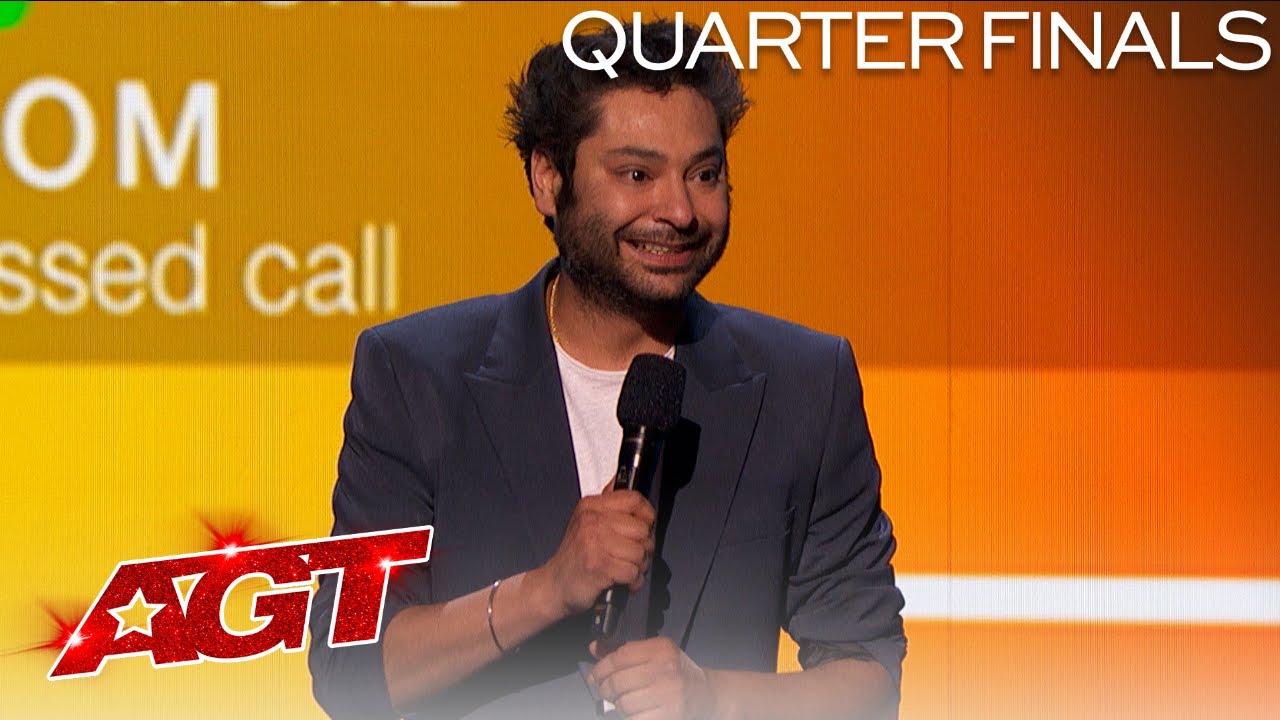 Kabir Singh Tells Hilarious Stories About Texting His Mom - America's Got Talent 2021 thumbnail