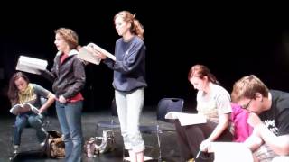 Rehearsal for Spelling Bee @ Byron Civic Theatre