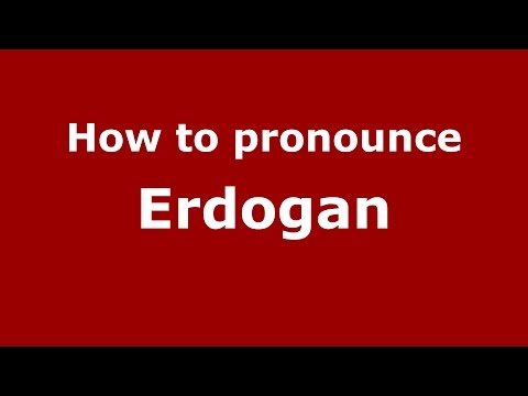 How to pronounce Erdogan (Germany/German) - PronounceNames.com