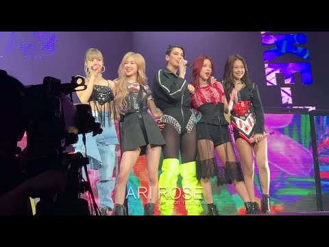 190501 Kiss and Make Up - BLACKPINK & DUA LIPA [FRONT ROW] (In Your Area Newark) Fancam