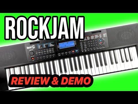 Kit piano débutant 61 touches RockJam avec banc et accessoires - Vidéo
