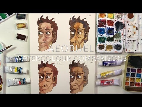 Watercolour Comparisons // Winsor & Newton, Van Gogh, and More!