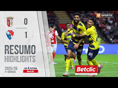 Resumo: Braga 0-1 Gil Vicente (Liga 25/26 #5)