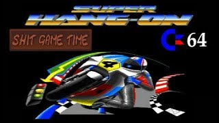 SHIT GAME TIME: SUPER HANG-ON (C64 - Contains Swearing!)