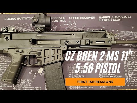 CZ BREN 2 MS PISTOL 5.56 NATO 11"  | First Impressions