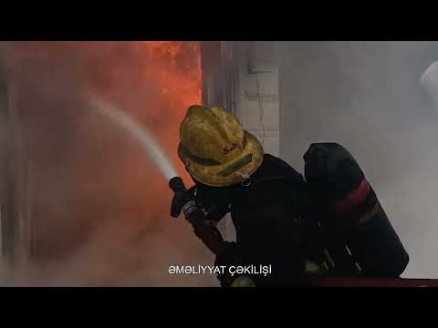 Nərimanov rayonu, Ziya Bunyadov prospektində yerləşən obyektdə baş vermiş yanğın