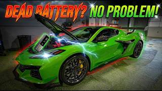 I Tested THIS battery jumper on a C8 Corvette ZR1 - Here's What Happened!
