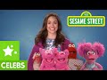 Sesame Street Abby And Emmy Rossum Stay Focused