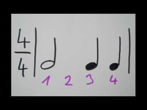 Rhythmen zählen und klatschen lernen Teil 1
