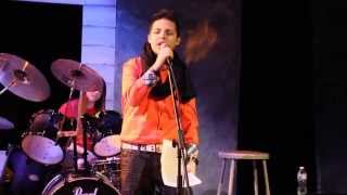 Chris Rivera singing "Simple Things" by Miguel, at the WPHS Cover Showcase, 2015