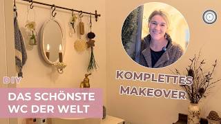 DIY - WC KOMPLETT NEU - Das einfachste & SCHÖNSTE MAKEOVER EVER