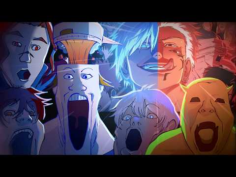 We Reacted to Our Jujutsu Kaisen Parody (THE ENTIRE TEAM) ... & It was Peak