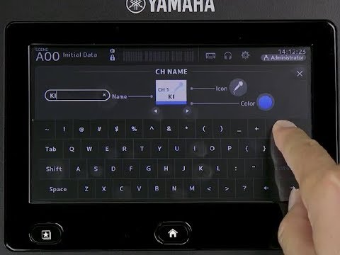 Yamaha TF Series Hints and Tips: #1 Channel Labeling