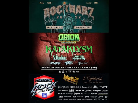 KATAKLYSM European Festivals 2022 - Round One !