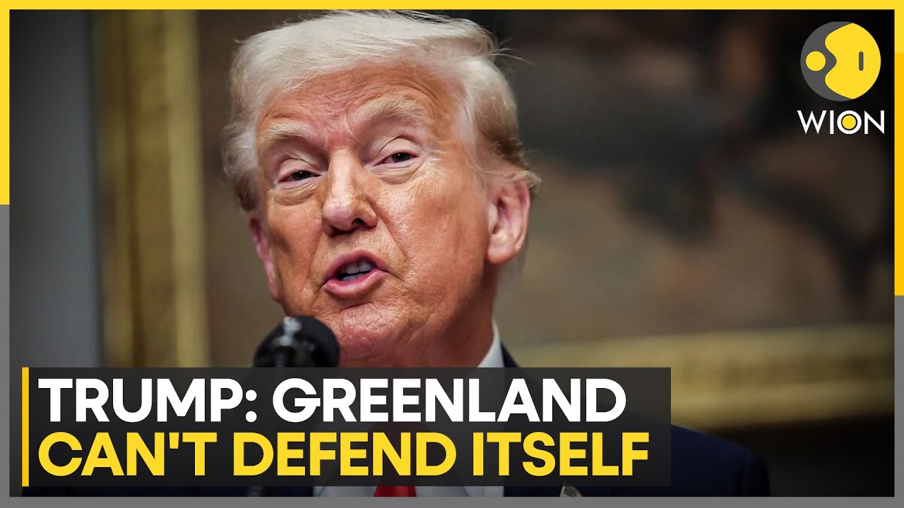 Trump Mocks Greenland's Defence Mechanism, Races Against Russia & China to Claim It | WION News