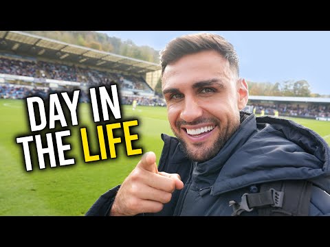 What MATCH DAY REALLY looks like for a PRO FOOTBALLER!