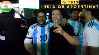 French dude spent World cup final amongst Argentinian fans in India