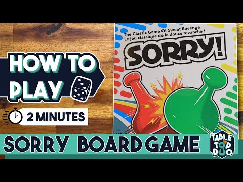 How To Play Sorry Board Game in 2 Minutes