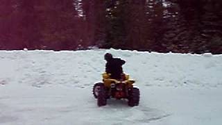 preview picture of video 'Can Am Renegade winter fun.'