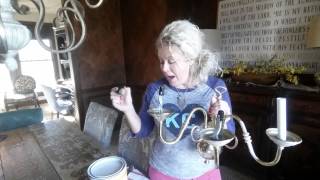 Jennifer Allwood: How to paint that Brass Chandelier