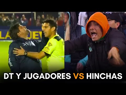 HINCHAS vs JUGADORES Y DT en el FUTBOL ARGENTINO
