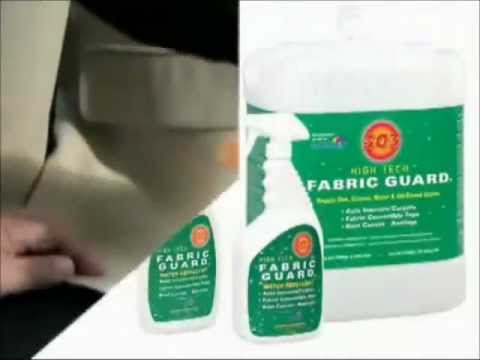 303 Fabric Guard Demonstration on Jacket 303-030616