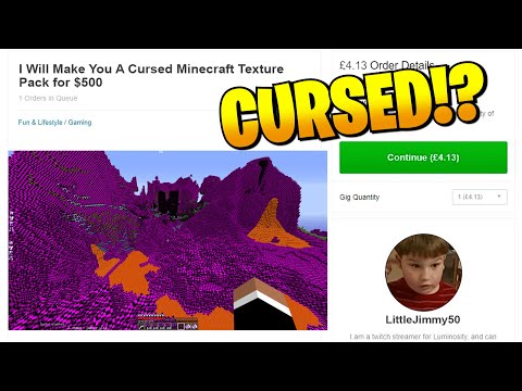 Minecraft but I hired Fiverr to make the most cursed resource pack