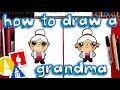 How To Draw A Cartoon Grandma