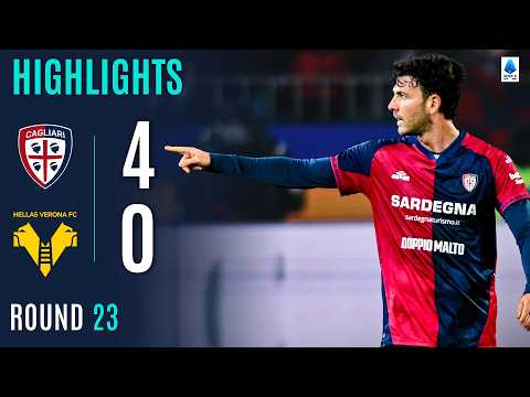 CAGLIARI-VERONA 4-0 | HIGHLIGHTS | Cagliari Sweep Verona With Four | SERIE A 2025/26