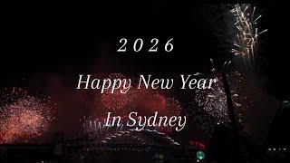 2026 Happy New Year in Sydney