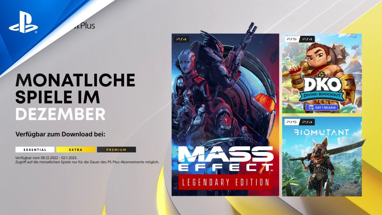 PlayStation Plus – Monatliche Spiele im Dezember