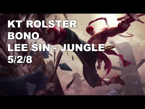 KT Rolster Bono Jungle Lee Sin vs Trundle - KR Challenger Rank Game