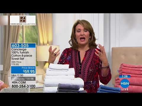 HSN | Concierge Collection Bedding 08.11.2018 - 07 PM