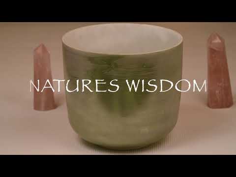 Sound Healing with Crystal Bowls: 11" F#-30 Sage Forest Gold