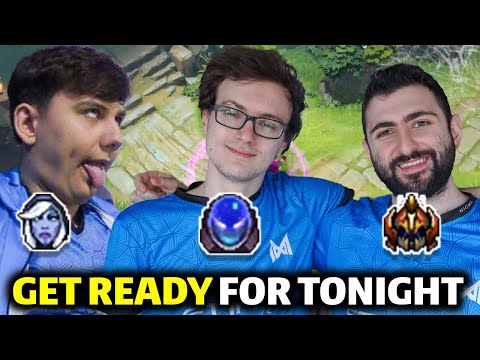 TEAM NIGMA GET READY FOR TONIGHT MATCH AGAINST OG - MIRACLE iLTW GH