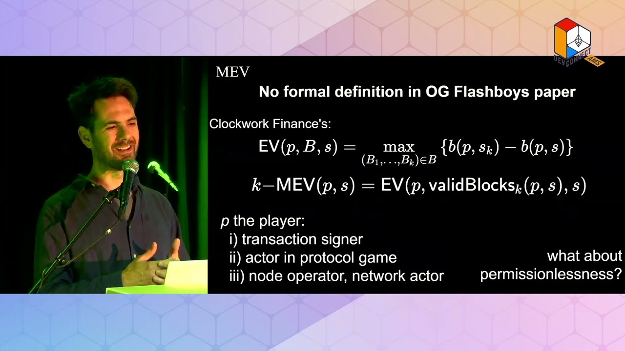 MEV formalization - Alejo Salles (Flashbots)