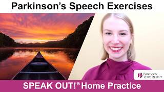 Parkinson’s Speech Exercises: CANOES