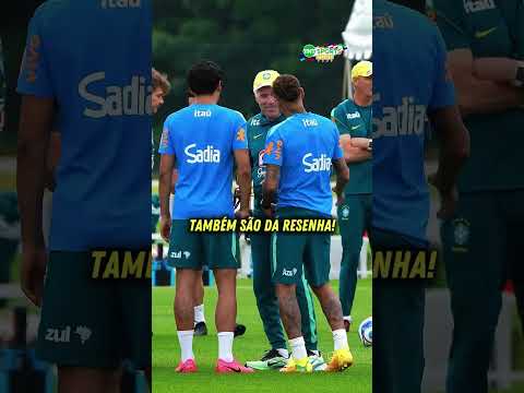 NEY, MARQUINHOS E ANCELOTTI: QUAL ERA O PAPO NESSA RESENHA?! 👀😅 #shorts