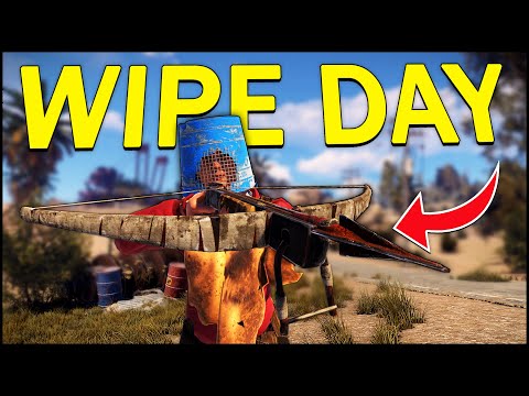 An AWESOME WIPE DAY to RETURN TO RUST! - Rust Solo Survival #1
