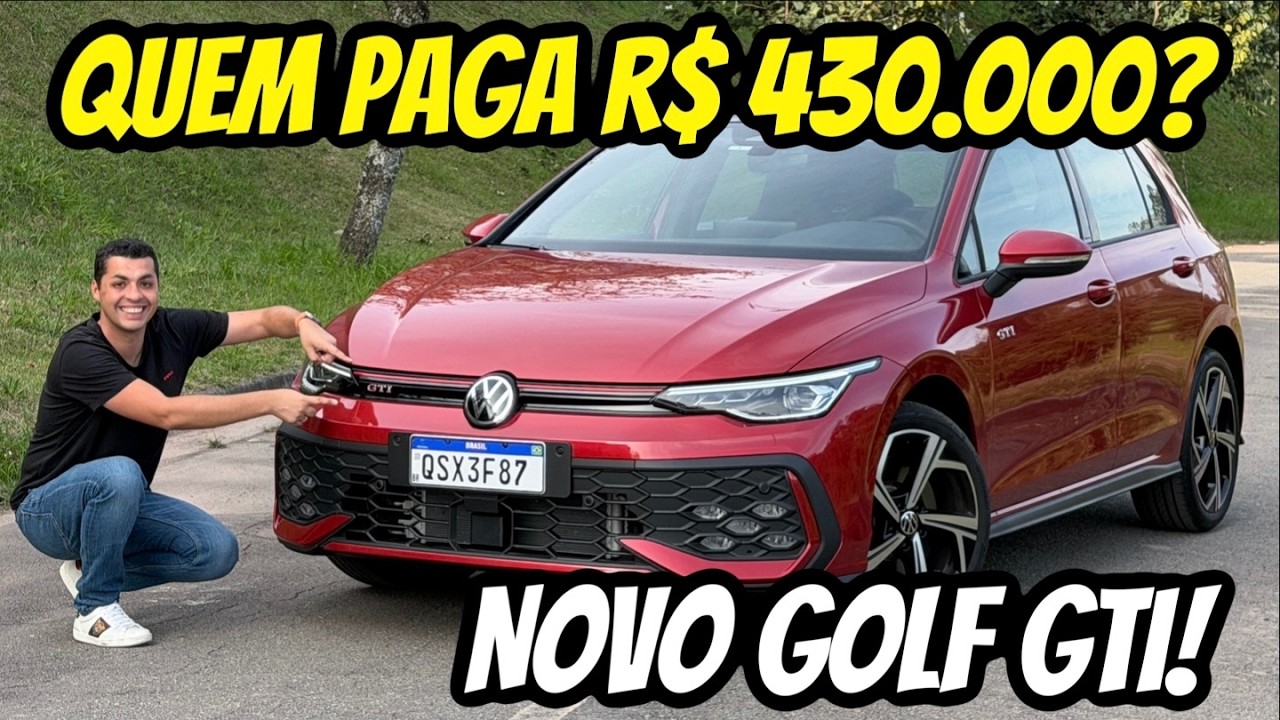 AVALIAÇÃO VW GOLF GTI 2026 - QUEM PAGA R$ 430.000 por este CARRO ESPORTIVO?