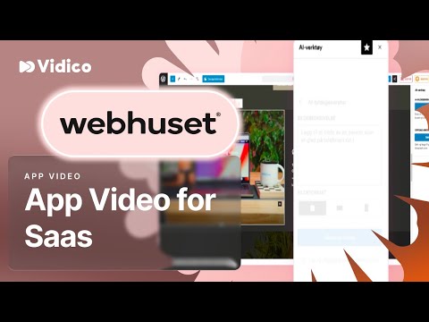 Vidico X Webhuset: Best App Video for Website & Socials