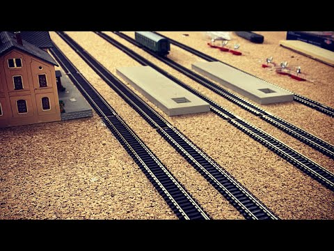 ❌⭕Modellbahn - Unsichtbare Gleisanschlüsse und Trennstellen ❌ mal anders - Modellbahnbahnhof  1von 2