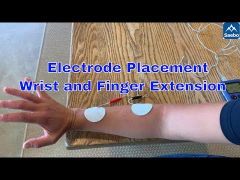 Electrode placement : Wrist and Finger extension
