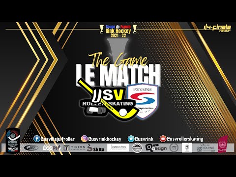 CDF | 1/4 de Finale retour | RINK HOCKEY | 2021 2022 | US Villejuif vs SA Mérignac