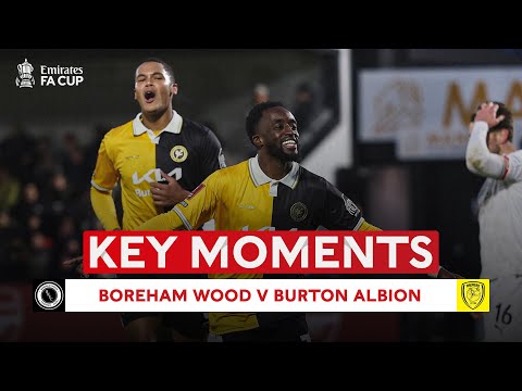 FC Boreham Wood Borehamwood 0-5 FC Burton Albion Burton-on-Trent